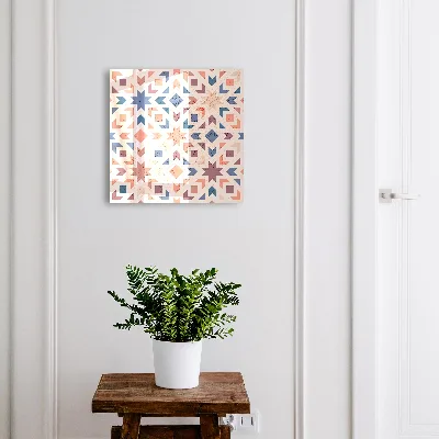 Skrinka na kľúče vintage Geometrický vzor