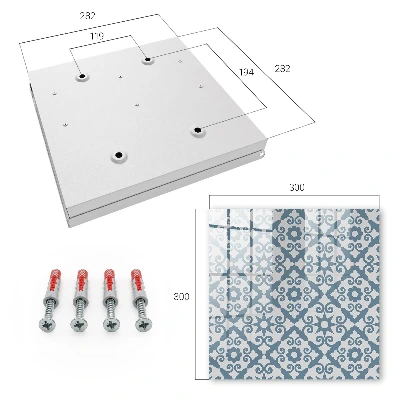 Skrinka na kľúče do bytu Geometrická elegancia
