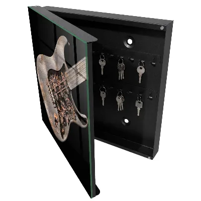 Skrinka na kľúče do bytu Mechanická gitara