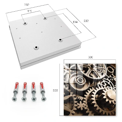 Skrinka na kľúče do bytu Mechanická symbióza