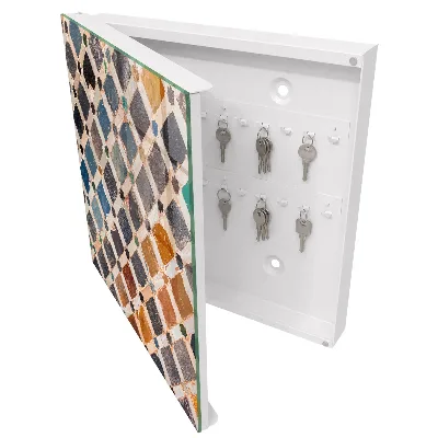 Skrinka na kľúče Farebná mozaika