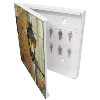 Skrinka na kľúče do bytu Retro lampa