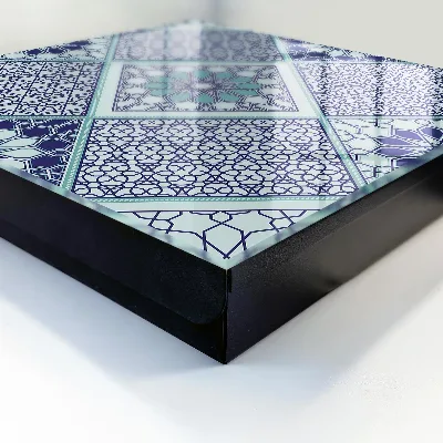 Skrinka na kľúče vintage Geometrický vzor