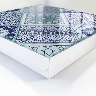 Skrinka na kľúče vintage Geometrický vzor