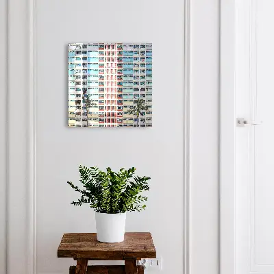 Skrinka na kľúče do bytu Farebná architektúra