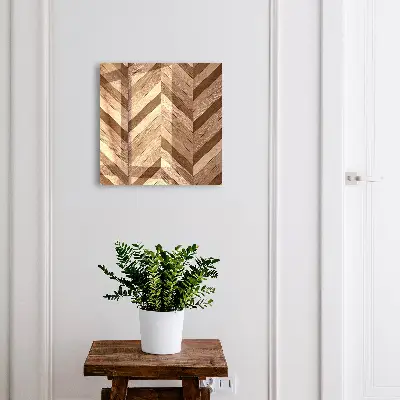 Skrinka na kľúče do bytu Drevená rybia kosť