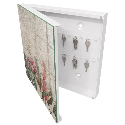 Skrinka na kľúče vintage Botanická elegancia