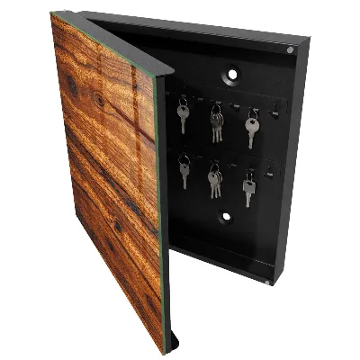 Skrinka na kľúče Drevená textúra