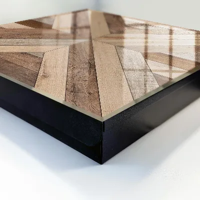 Skrinka na kľúče Drevená geometria