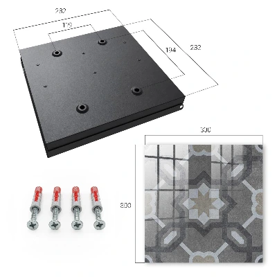 Skrinka na kľúče do bytu Geometrická elegancia