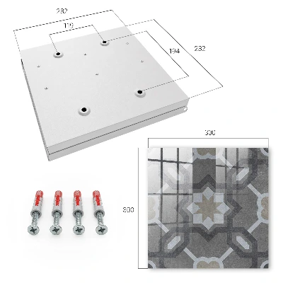 Skrinka na kľúče do bytu Geometrická elegancia