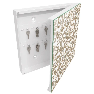 Skrinka na kľúče Kvetinový ornament