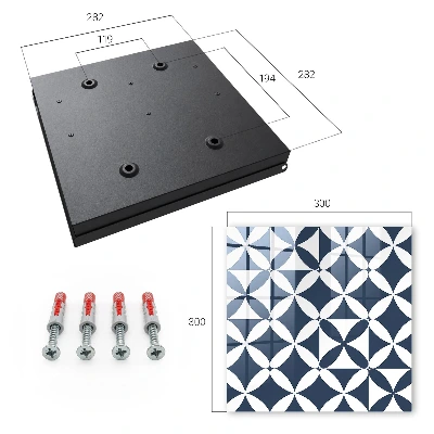 Skrinka na kľúče do bytu Geometrická elegancia