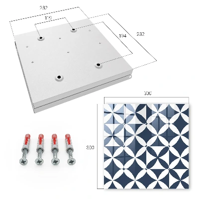 Skrinka na kľúče do bytu Geometrická elegancia