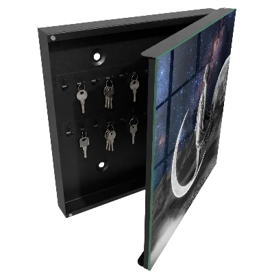 Skrinka na kľúče vintage Vesmírna fantázia