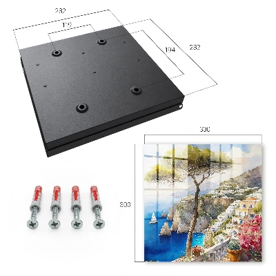 Skrinka na kľúče Stredomorská krajina