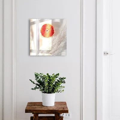 Skrinka na kľúče do bytu Červený grapefruit a boho tráva