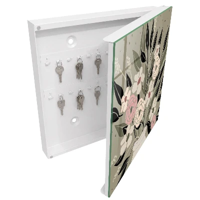 Skrinka na kľúče Kvetinový aranžmán