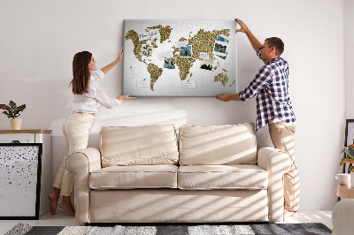 Nástenka Mapa sveta