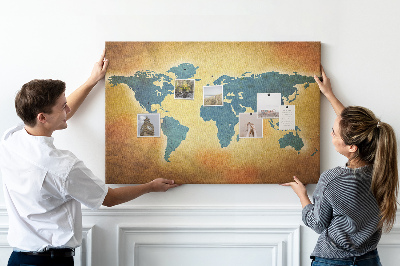 Nástenka Stará mapa sveta