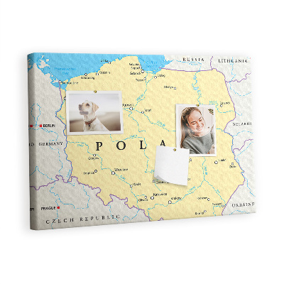 Nástenka Politická mapa poľska