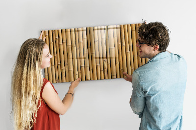Magnetická tabuľa do kuchyne Bambusové palice