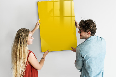 Magnetická tabuľa na magnetky Svetlo žltá farba