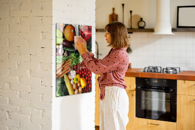 Tabuľa na stenu do kuchyne Jesenná zelenina