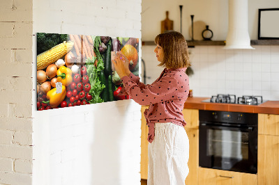 Tabuľa na stenu do kuchyne Čerstvá zelenina