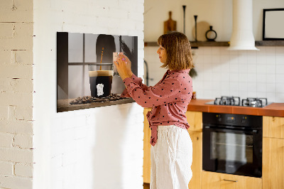 Tabuľa na stenu do kuchyne šálka kávy