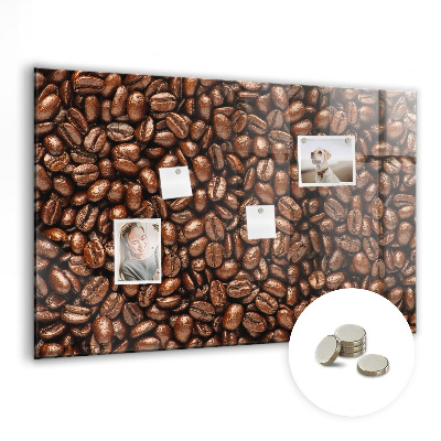 Tabuľa na stenu do kuchyne Kávové zrná