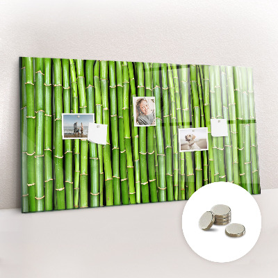 Tabuľa na magnetky Bambusová stena