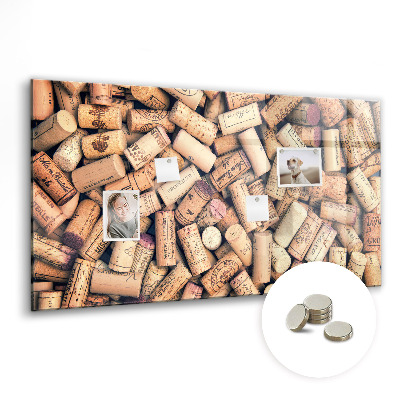 Závesná tabuľa na magnetky Zátky na víno