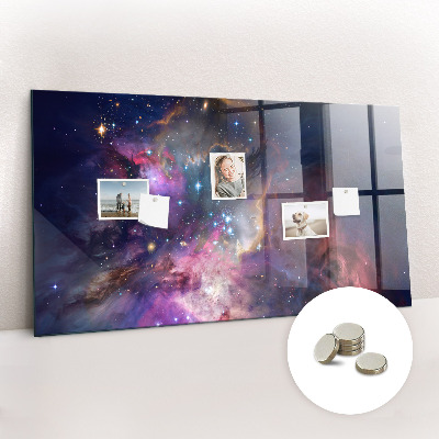 Magnetická tabuľa pre deti na stenu Svet galaxií
