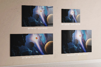 Magnetická tabuľa pre deti na stenu Veľká galaxia
