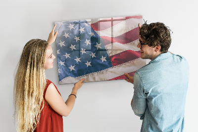 Závesná tabuľa na magnetky Americká vlajka