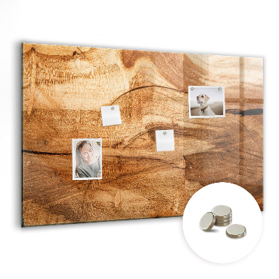 Magnetická tabuľa do kuchyne Textúra dreva
