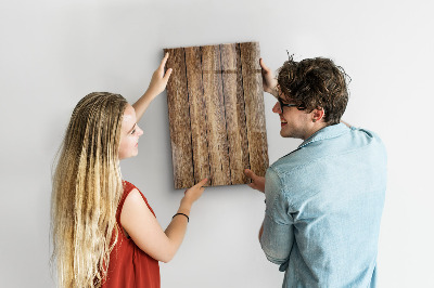 Magnetická tabuľa na magnetky Textúra dreva