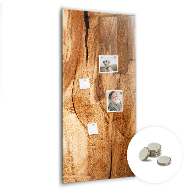 Magnetická tabuľa na magnetky Prírodné drevo