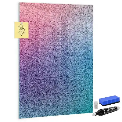 Magnetická tabuľa na kreslenie v dizajne gradientná abstrakcia