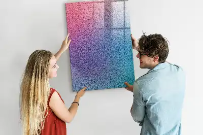 Magnetická tabuľa na kreslenie v dizajne gradientná abstrakcia