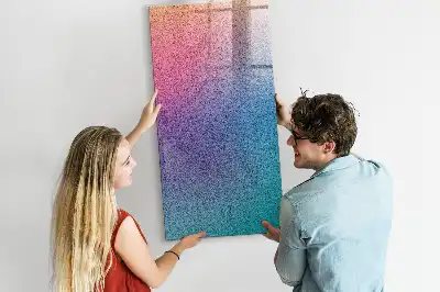 Magnetická tabuľa na kreslenie v dizajne gradientná abstrakcia