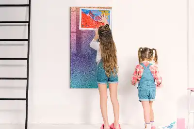 Magnetická tabuľa na kreslenie v dizajne gradientná abstrakcia
