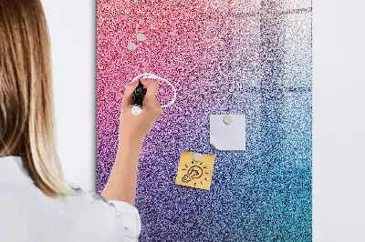 Magnetická tabuľa na kreslenie v dizajne gradientná abstrakcia
