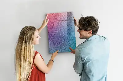 Magnetická tabuľa na kreslenie v dizajne gradientná abstrakcia