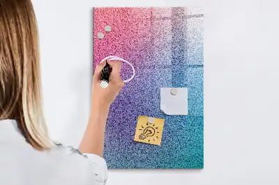 Magnetická tabuľa na kreslenie v dizajne gradientná abstrakcia
