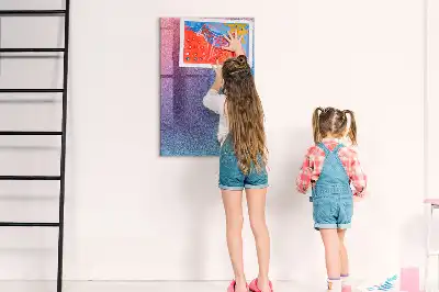 Magnetická tabuľa na kreslenie v dizajne gradientná abstrakcia