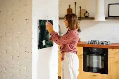 Magnetická popisovacia tabuľa motív džungľa z listov rastlín