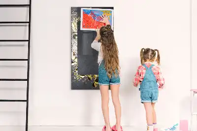 Magnetická tabuľa na kreslenie so vzorom zlatých konfiet