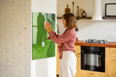 Magnetická popisovacia tabuľa s motívom abstrakcie vĺn